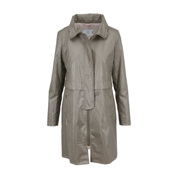 BOGNER Amanda Taupe Weather Resistant Rain Coat Jacket, Size Small / US 4 - Picture 1 of 16